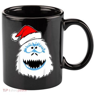 Funny Xmas Abominable Snowman Bigfoot Yeti Retro Christmas 11oz C Handle Ceramic Mug