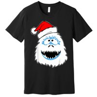 Funny Xmas Abominable Snowman Bigfoot Yeti Retro Christmas Premium T-Shirt