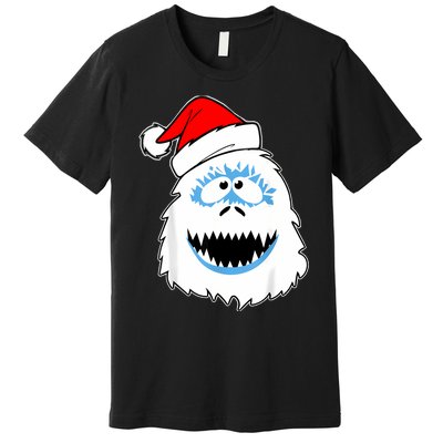 Funny Xmas Abominable Snowman Bigfoot Yeti Retro Christmas Premium T-Shirt