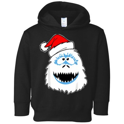 Funny Xmas Abominable Snowman Bigfoot Yeti Retro Christmas Toddler Hoodie