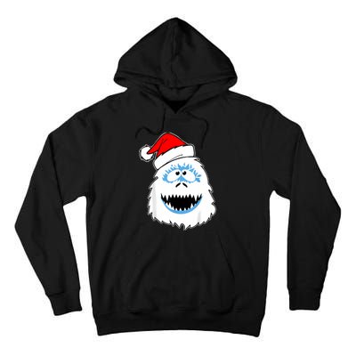 Funny Xmas Abominable Snowman Bigfoot Yeti Retro Christmas Tall Hoodie