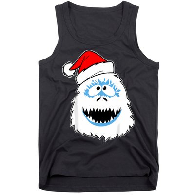 Funny Xmas Abominable Snowman Bigfoot Yeti Retro Christmas Tank Top