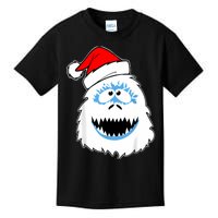 Funny Xmas Abominable Snowman Bigfoot Yeti Retro Christmas Kids T-Shirt