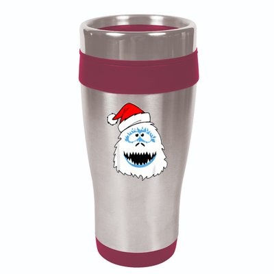 Funny Xmas Abominable Snowman Bigfoot Yeti Retro Christmas 16oz Travel Tumbler