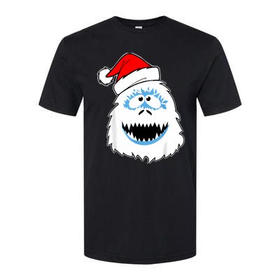 Funny Xmas Abominable Snowman Bigfoot Yeti Retro Christmas Softstyle CVC T-Shirt