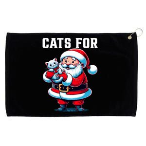 Funny Xmas Cats For Everybody Christmas Cat Santa Gift Grommeted Golf Towel