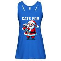 Funny Xmas Cats For Everybody Christmas Cat Santa Gift Ladies Essential Flowy Tank