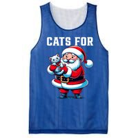 Funny Xmas Cats For Everybody Christmas Cat Santa Gift Mesh Reversible Basketball Jersey Tank