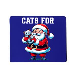 Funny Xmas Cats For Everybody Christmas Cat Santa Gift Mousepad