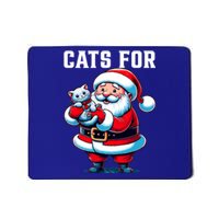 Funny Xmas Cats For Everybody Christmas Cat Santa Gift Mousepad