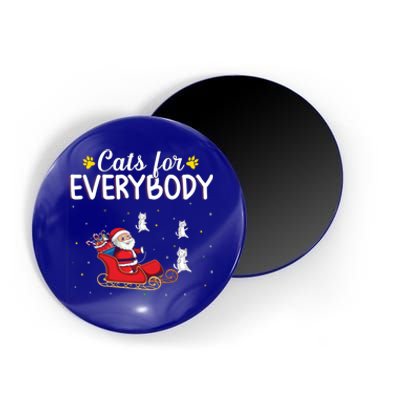 Funny Xmas Cats For Everybody Christmas Cat Gift Magnet