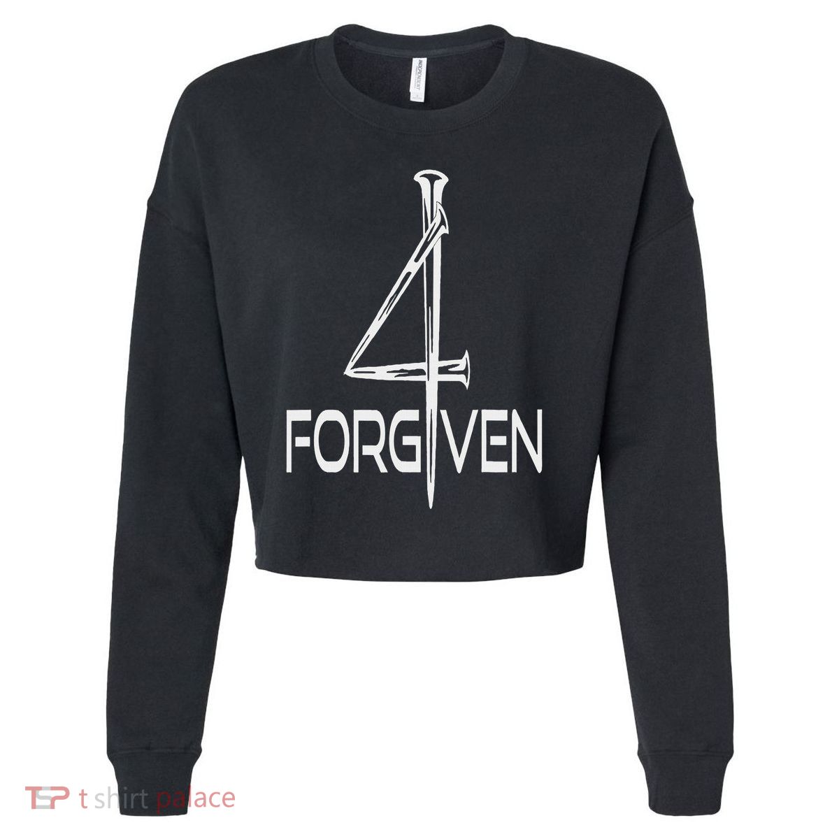 FORGIVEN x Christian Cropped Pullover Crew