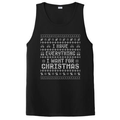 Funny Xmas Couples I Have Everything I Want For Christmas  PosiCharge Competitor Tank