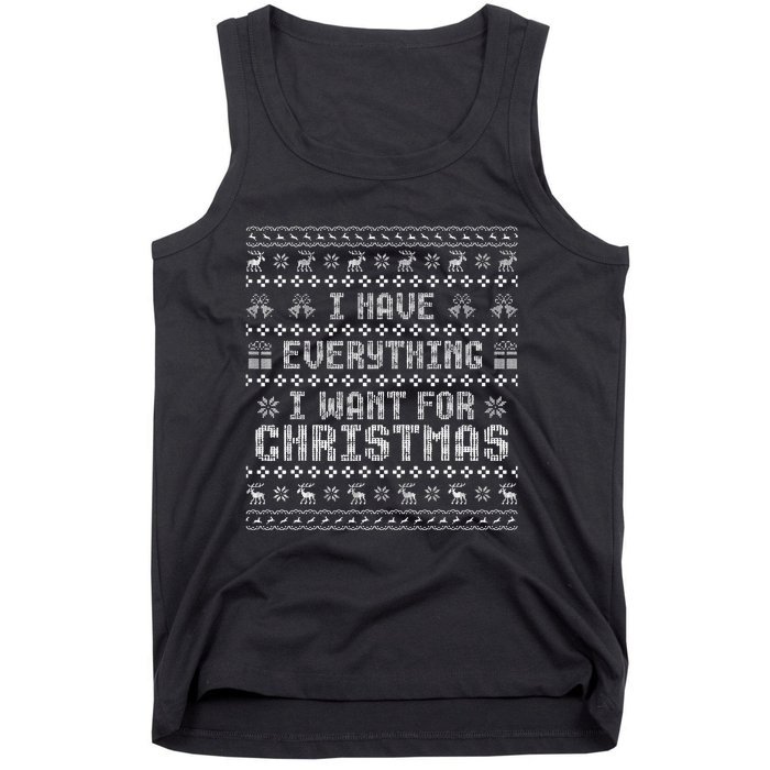 Funny Xmas Couples I Have Everything I Want For Christmas  Tank Top