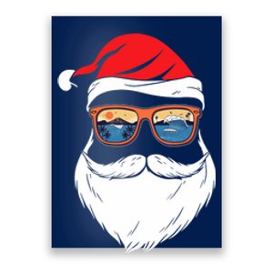 Funny XMAS Christmas in July Summer Santa Poster