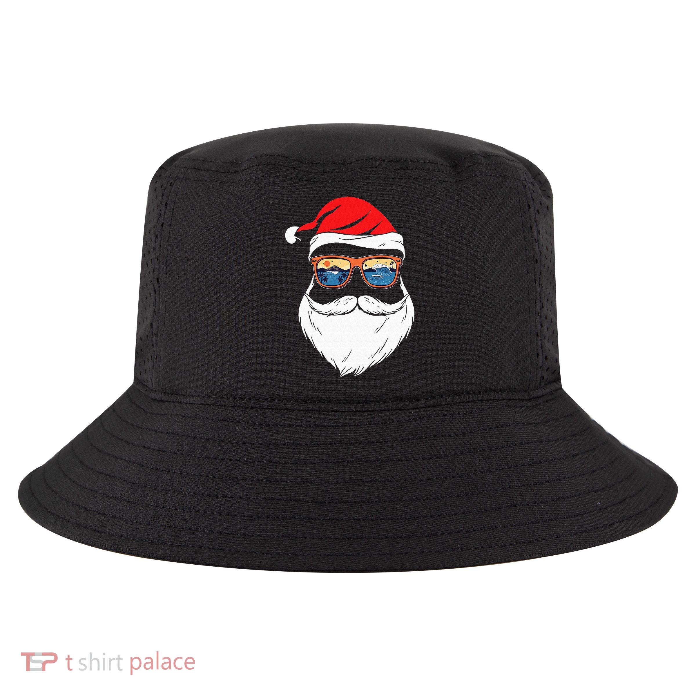 Funny XMAS Christmas in July Summer Santa Cool Comfort Performance Bucket Hat