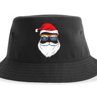 Funny XMAS Christmas in July Summer Santa Sustainable Bucket Hat
