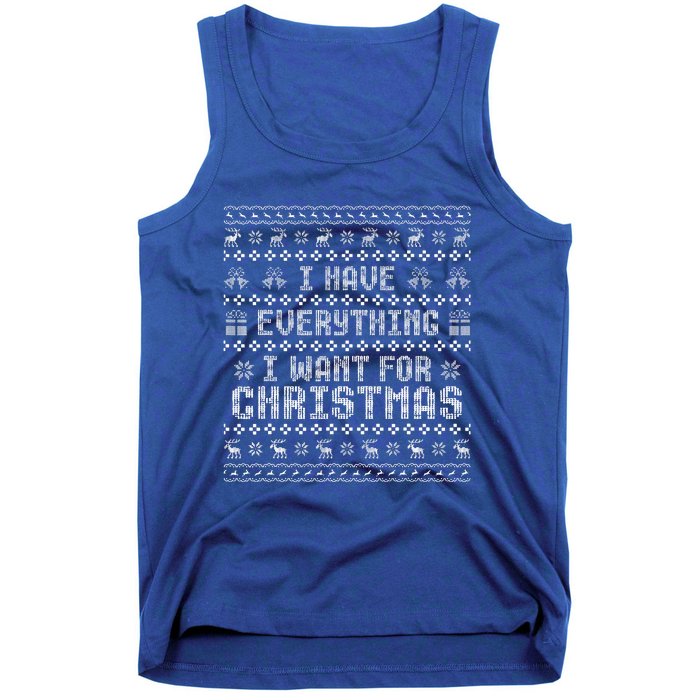 Funny Xmas Couples I Have Everything I Want For Christmas  Tank Top