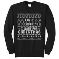 Funny Xmas Couples I Have Everything I Want For Christmas Sweatshirt