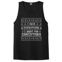 Funny Xmas Couples I Have Everything I Want For Christmas PosiCharge Competitor Tank