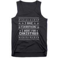 Funny Xmas Couples I Have Everything I Want For Christmas Tank Top