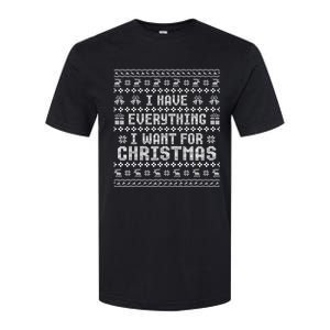 Funny Xmas Couples I Have Everything I Want For Christmas Softstyle CVC T-Shirt