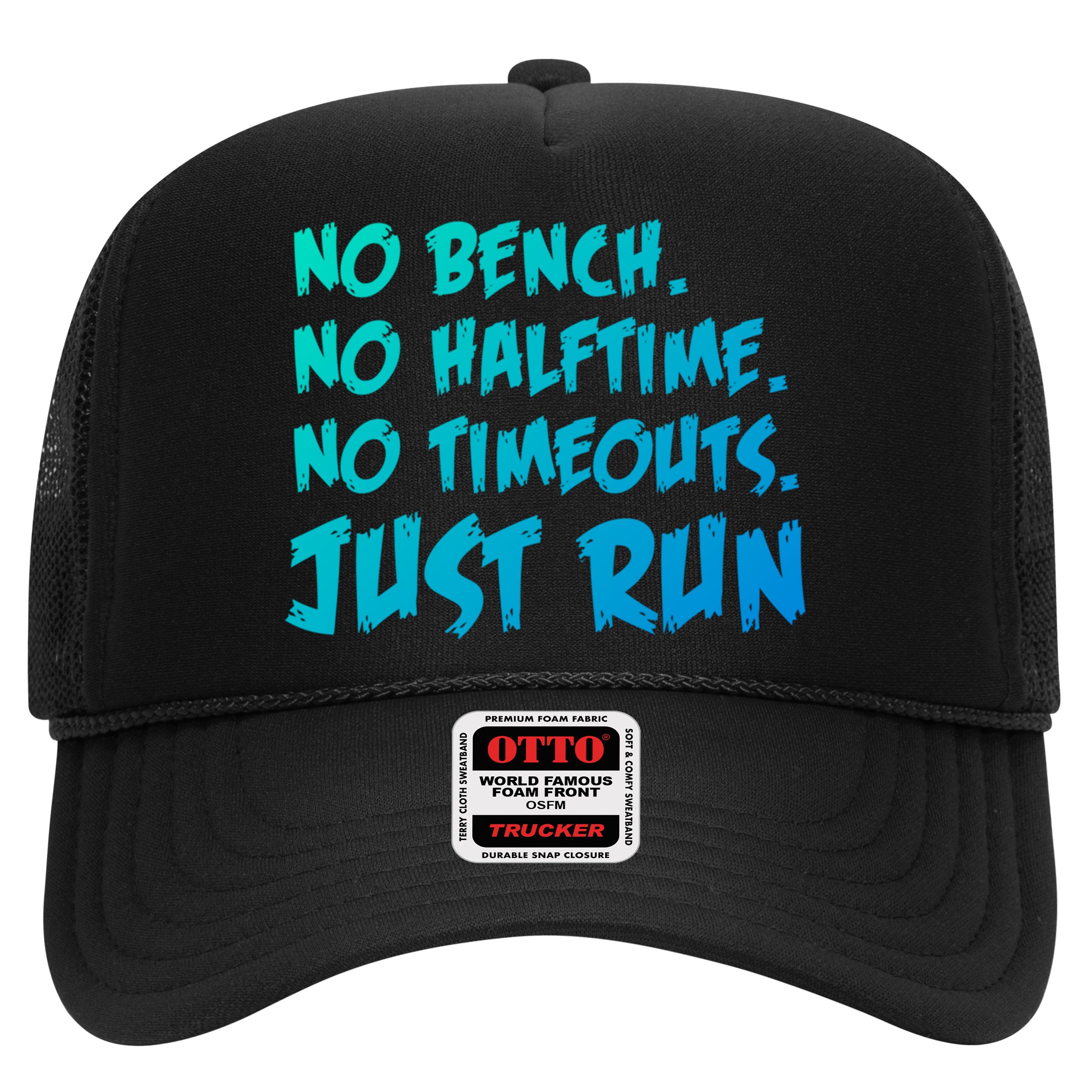 Funny Xc Cross Country Running Gift No Bench No Halftime Gift Hat