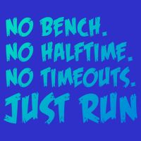 Funny Xc Cross Country Running Gift No Bench No Halftime Gift Baby Bodysuit