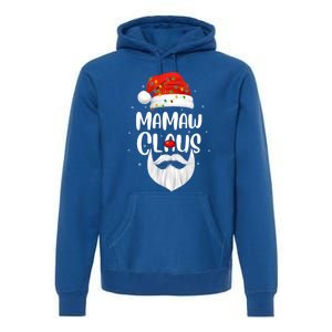 Funny Xmas Family Matching Mamaw Claus Santa Christmas Gift Premium Hoodie