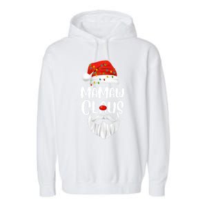 Funny Xmas Family Matching Mamaw Claus Santa Christmas Gift Garment-Dyed Fleece Hoodie