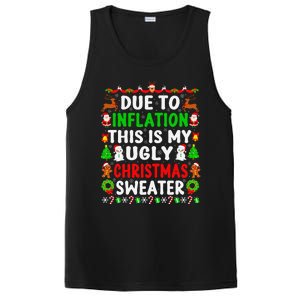 Funny Xmas Family Due To Inflation Ugly Christmas Sweaters PosiCharge Competitor Tank