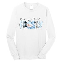 Funny Xmas Feeling A Little Frosty Winter Christmas Gift Long Sleeve Shirt