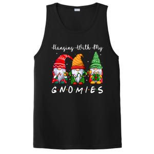 Funny Xmas Gnome Friend Hanging With My Gnomies Christmas Gift PosiCharge Competitor Tank