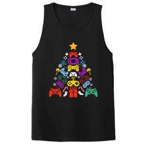 Funny Xmas Gamer Games Controllers Christmas Tree Boys Cool Gift PosiCharge Competitor Tank