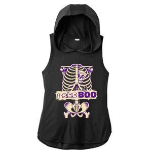 Funny Xray Halloween Costume Rib Cage Skeleton Dog See Boo Ladies PosiCharge Tri-Blend Wicking Draft Hoodie Tank