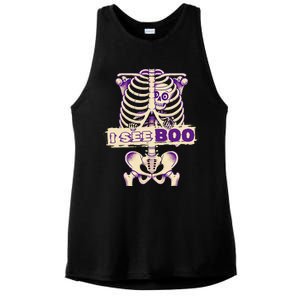 Funny Xray Halloween Costume Rib Cage Skeleton Dog See Boo Ladies PosiCharge Tri-Blend Wicking Tank