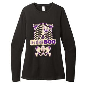 Funny Xray Halloween Costume Rib Cage Skeleton Dog See Boo Womens CVC Long Sleeve Shirt