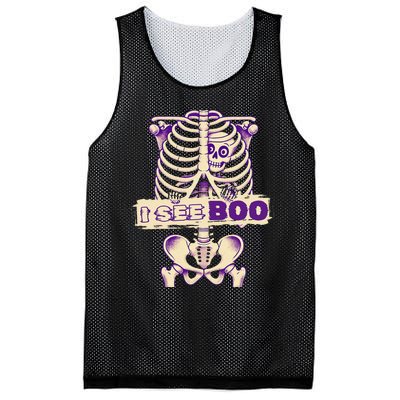 Funny Xray Halloween Costume Rib Cage Skeleton Dog See Boo Mesh Reversible Basketball Jersey Tank