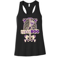 Funny Xray Halloween Costume Rib Cage Skeleton Dog See Boo Women's Racerback Tank