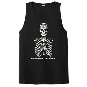 Funny Xray Halloween Costume Rib Cage Skeleton Dog Heart PosiCharge Competitor Tank