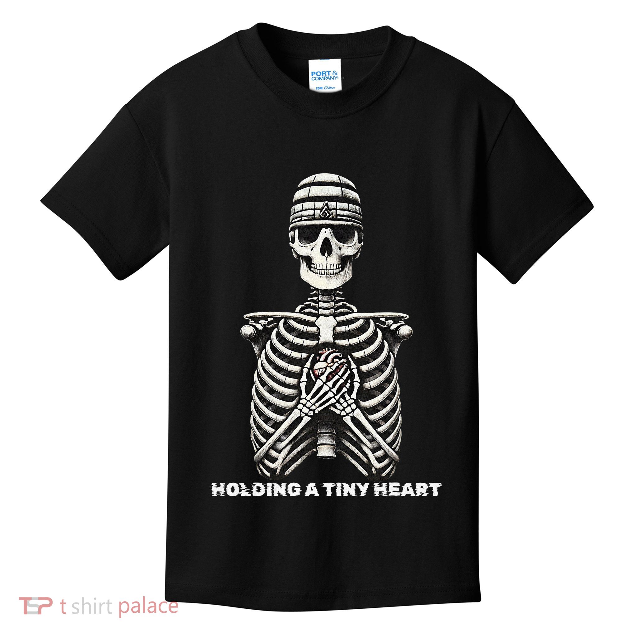 Funny Xray Halloween Costume Rib Cage Skeleton Dog Heart Kids T-Shirt