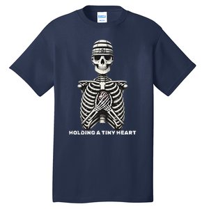 Funny Xray Halloween Costume Rib Cage Skeleton Dog Heart Tall T-Shirt