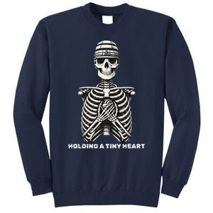 Funny Xray Halloween Costume Rib Cage Skeleton Dog Heart Tall Sweatshirt