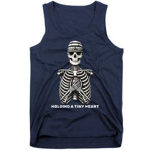 Funny Xray Halloween Costume Rib Cage Skeleton Dog Heart Tank Top