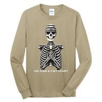 Funny Xray Halloween Costume Rib Cage Skeleton Dog Heart Tall Long Sleeve T-Shirt