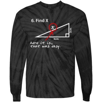 Find X Here It Is That Was Easy Tie-Dye Long Sleeve Shirt