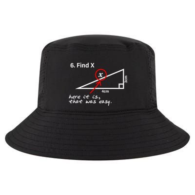 Find X Here It Is That Was Easy Cool Comfort Performance Bucket Hat