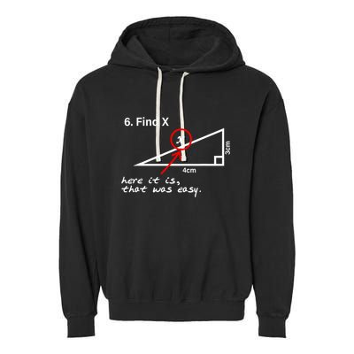 Find X Here It Is That Was Easy Garment-Dyed Fleece Hoodie