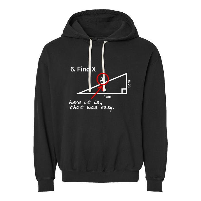 Find X Here It Is That Was Easy Garment-Dyed Fleece Hoodie