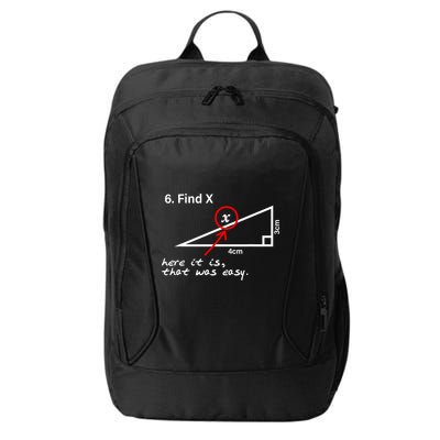 Find X Here It Is That Was Easy City Backpack